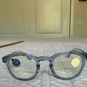 Stylish Blue light filtering reading Glasses 1.75